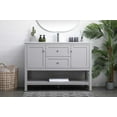 thumbnail image 7 of Elegant Lighting Vf22248 Heath 48" Free Standing Single Basin Vanity Set - White, 7 of 7