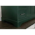 thumbnail image 5 of Elegant Decor Americana 42" Metal MDF Marble Single Bathroom Vanity in Green, 5 of 8