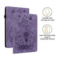 thumbnail image 4 of ELEHOLD Case for Lenovo Tab M10 (3rd Generation, 2022 release), Embossed Butterfly PU Leather Card Holder Folio Cover with Stylus Loop, Multiple Viewing Angles Stand Protective Shell,Purple, 4 of 7