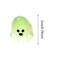 thumbnail image 3 of 2Pcs Luminous Resin Figurines, Halloween Diy Craft Decorations Mini Ghost Figures Glow In The Dark Tiny Statue For Party Home Tabletop Dollhouse Decor, 3 of 7