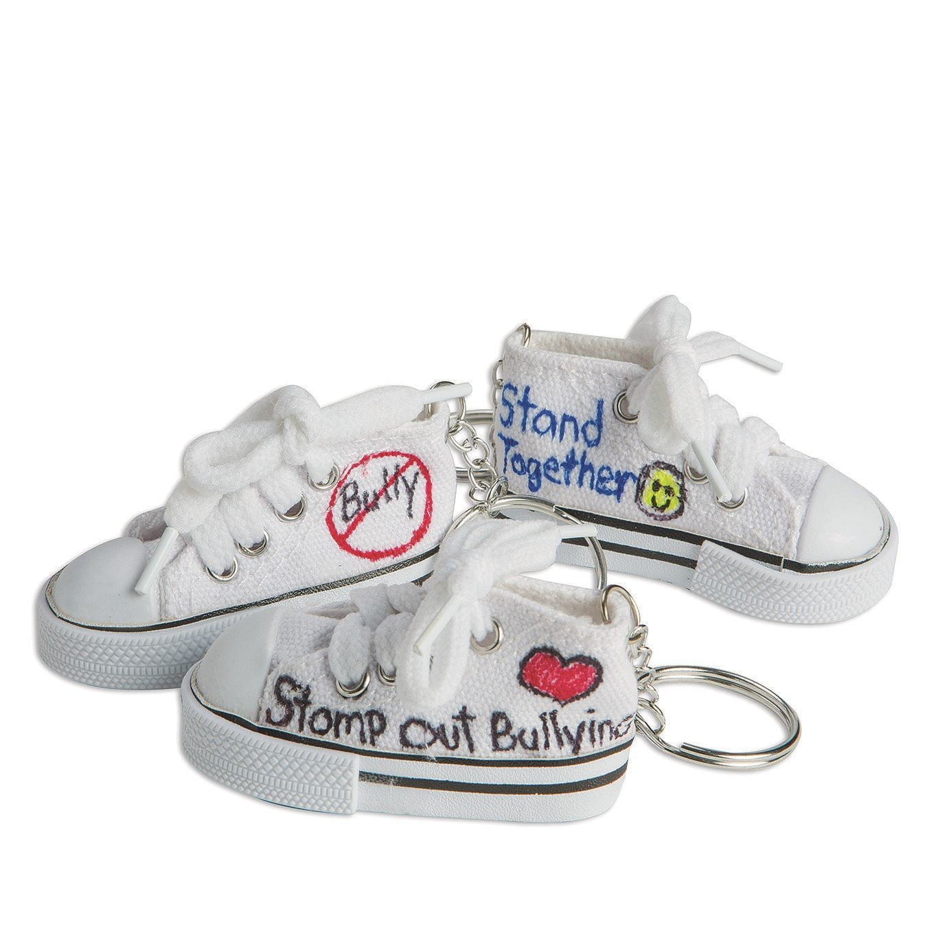 Color-Me™ Sneaker Keychains (Pack of 12)