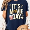 thumbnail image 2 of It's Movie Day Apparel for Film buff | Cinema Movie T-Shirt Men's And Women's Graphic Tee 100% Cotton by TBun, Full Sizes S-5XL, 2 of 5