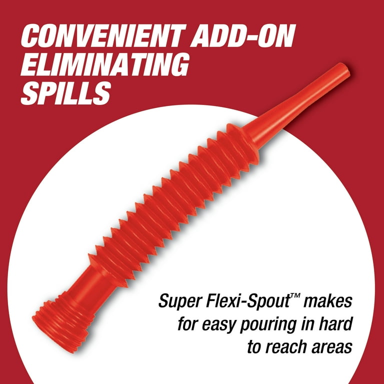 Hyper Tough Flexi Plastic Funnel Spout for Motor Oil Anti-Freeze