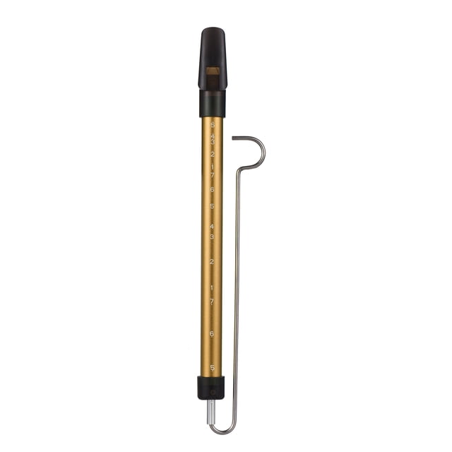 Metal Slide Whistle Scale Sliding Flute with Steel Sliding Rod Musical Instrument Toy for Children