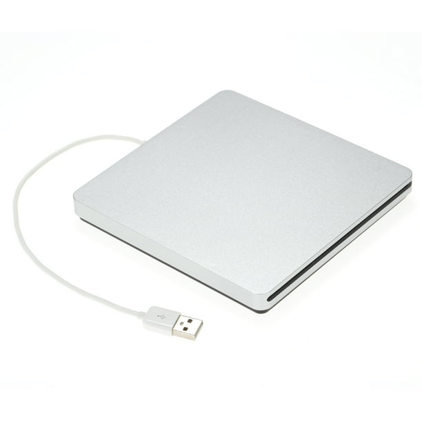 Anself USB 2.0 Portable Ultra Slim External DVD ROM Player Drive Reader Replacement for iMac