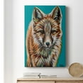 thumbnail image 6 of Teal Fox Premium Gallery Wrapped Canvas - Ready to Hang, 6 of 9