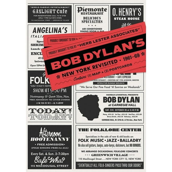 Bob Dylan's New York Revisited: 1961-69, (Paperback)