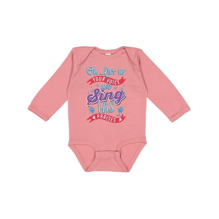

Inktastic Christian Church Choir Singer Gift Baby Girl Long Sleeve Bodysuit