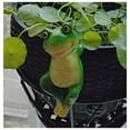 thumbnail image 1 of PENGXIANG Cartoon Hanging Climbing Cylinder Frog Potted Pendant Bunny Resin Animal Figure, 1 of 6