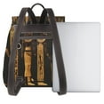 thumbnail image 3 of Fotbe Ancient Egyptian Hieroglyph Mochila Bolso con Estampado para Mujer, Mochila Antirrobo de Nylon Impermeable, Bolsa Ligera de Hombro, 3 of 4