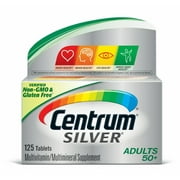 Centrum Silver Adult 50+ Multivitamin Tablets, 125 ct