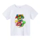 thumbnail image 3 of Ropa para niños de 3 a 14 años, camiseta de Supermarios, camiseta para niños y niñas, ropa para niños, camiseta de dibujos animados kawaii, camisetas para niños, camisetas de verano, 3 of 5