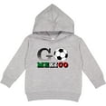 thumbnail image 2 of Inktastic Go, Mexico Soccer, Football Toddler Hoodie, 2 of 4