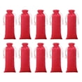 thumbnail image 1 of 10 Uds. Bolsa con cordón para joyería, bolsa de joyería de lino, regalos, adornos de almacenamiento, embalaje de abalorios, bolsas de saco de Almacenamiento y organización del hogar Rojo Billuyoard HA076202-01, 1 of 6
