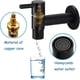thumbnail image 2 of Promotional sales Wall Mounted Sink Faucet, Black Mop Pond Faucet, Bathroom Cold Water Tap, Balcony Bathroom, Vintage Garden Sink Faucet (Black), 2 of 5