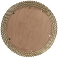 thumbnail image 6 of CosmoLiving by Cosmopolitan 32" x 32" Gold Layered Beaded Wall Mirror, 6 of 11