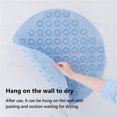 thumbnail image 6 of AYktou Bath Mat Round Non Slip Anti Mold Shower Mat 26"x26" PVC Bathroom Mat with Drain Hole Suction Cups for Shower Stall Bathroom Floor, 6 of 8