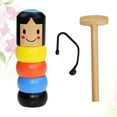 thumbnail image 4 of CIMAXIC Party Small Wooden Puppet Doll Unbreakable Puppet Toys for Party Performance,3.94"X1.18"X1.18", 4 of 4