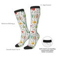 thumbnail image 3 of Daiia Sports Socks Chemical Flasks And Test Tubes Printed Novelty Crew Socks for Men Women Knee High Socks Cotton Socks Soft & Breathable Support Unisex Socks, 3 of 9