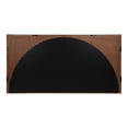 thumbnail image 5 of Kate and Laurel Andover Modern Casual Wood Framed Wall Panel Arch Mirror with Beveled Edge, Light Brown, 42x21.5, 5 of 6