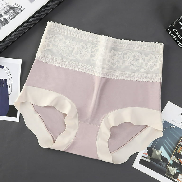 ZMHEGW Period Underwear For Women Xuanling Custom Mid Waist Seamless Briefs  Thin Lace Breathable For Women's Panties