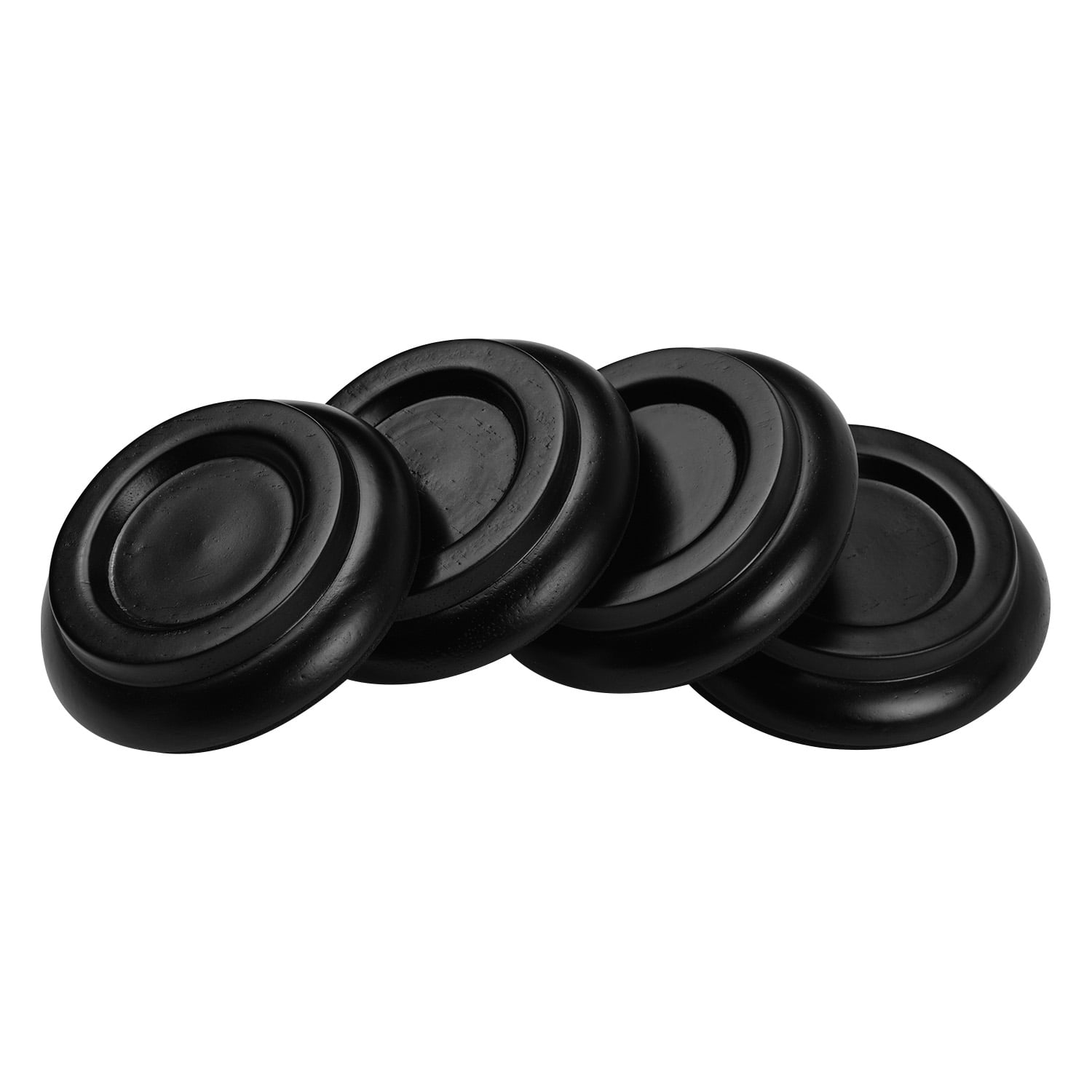 walmeck Solid Wood Upright Piano Caster Cups Coaster with slip EVA Pad