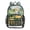 Blue-bunny, variant on Large Clear PVC Backpack Heavy Duty See Through Backpack for Adults Work Travel, Orange Cat Printed 12L
