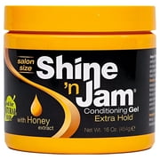 Shine n Jam® Extra Hold Conditioning Styling & Braiding Gel, 16 oz. Moisturizing, Unisex
