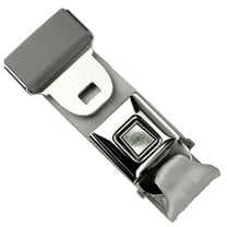 RetroBelt Silver Pushbutton Lap Seat Belt 75" No Hardware Safety Classic