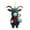 E, variant on Dachshund Goat Elk Pig Christmas Ornament - Funny Farm Animal Acrylic Decor for Christmas Tree & Car, Cute Animal Pendant Gift
