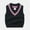 Noir, variante sur Liyamei Gilet Chandail Scolaire pour Garçons Cardigan Classique en Tricot pour Enfants Style Préscolaire Académique Tenue d'Automne Hiver pour Âges de 2 à 8 Ans