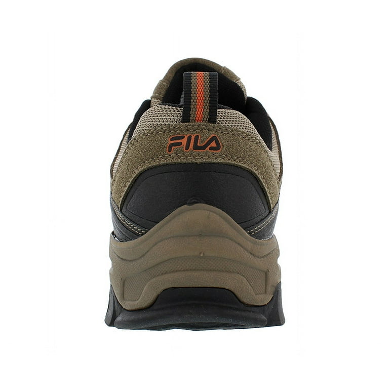 Fila Men's Midland Trail Running Shoes, Outdoor, 12 (Brown/Orange