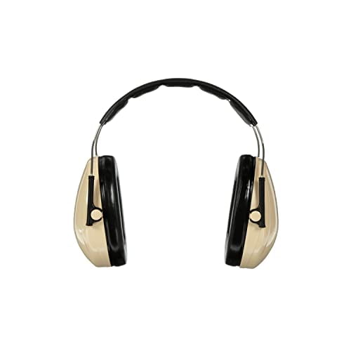 3M PELTOR Cache-Oreilles H6A/V Optime 95, sur la Tête, Beige/noir. Chacun