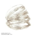 thumbnail image 2 of 30 microdot battery operated LED lights, indoor, warm white, green wire, 2 of 3
