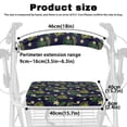 thumbnail image 6 of HELLHERO Walker Covers Green Plants Seat & Backrest Cover Set and Senior Dust Proof Breathable for Seniors Men Women, 6 of 7