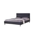 thumbnail image 1 of Black PU Upholstered King Size Platform Bed (No Box Spring Required), 1 of 5