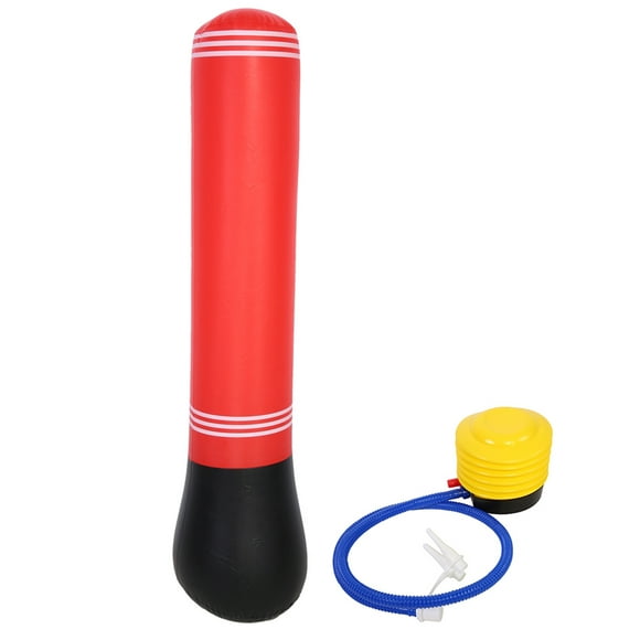 Saco de boxeo inflable de 150 cm con base de arena independiente y bomba