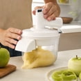 thumbnail image 5 of Electric Food Chopper and Peeler 2 in 1, Rechargeable Mini Vegetable Cutter with Stainless Steel Blades, Portable Fruit and Garlic Mincer for Home, Camping, and Travel, 5 of 7