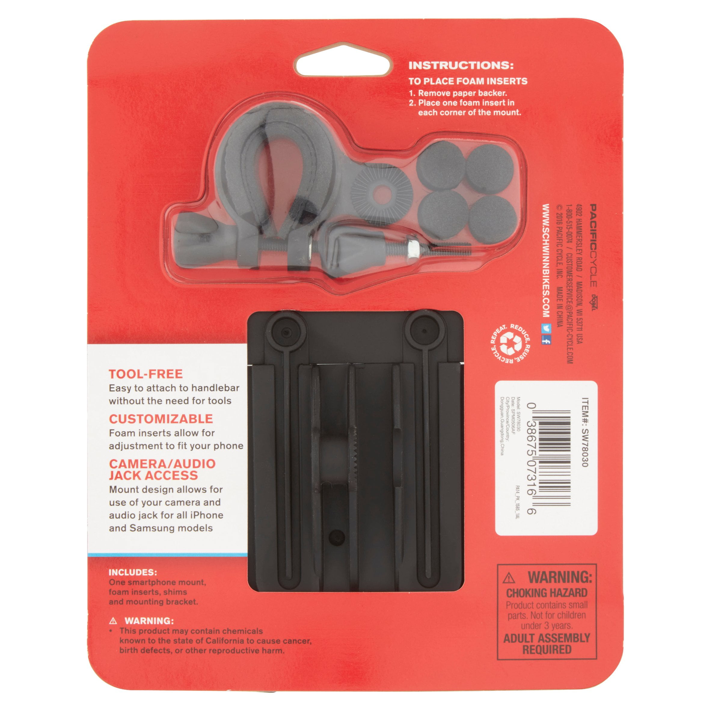 schwinn universal smartphone mount