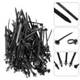 thumbnail image 3 of MYG 100pcs Car Line Cable Tie Clamp Zip Tie Wrap Push Rivet Clip Wiring Loom Harness, 3 of 10