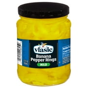 Vlasic Deli Style Banana Pepper Rings, Mild Peppers, 12 fl oz Jar