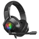 thumbnail image 3 of Audífonos gamer K19 BLOOSOM Color negro Con luz RGB LED, 3 of 4