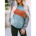 thumbnail image 2 of Camiseta Dokotoo de manga larga para mujer, otoño 2024, holgada, 2 of 6