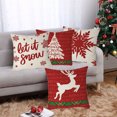 thumbnail image 4 of Liquidación de Ahorro de Verano Juego de 4 Fundas de Almohada Navideñas onlyliua 17,71, 4 of 6