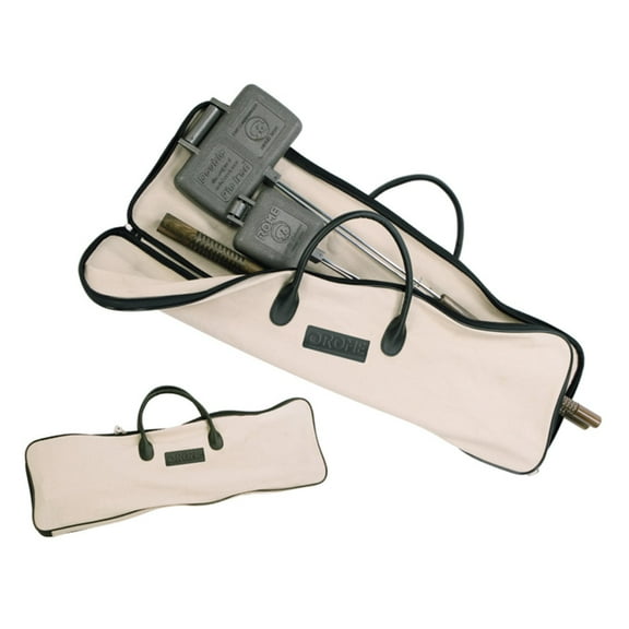 Rome Industries Canvas Pie Iron Storage Bag Zip Closure Holds 6