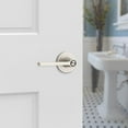 thumbnail image 3 of Kwikset 408Cslrdt Casey Privacy Door Lever Set - Chrome, 3 of 7