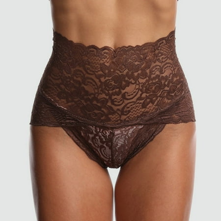 

Aayomet Women S Panties Womes Lace Underwear Panties Sexy Soft SeamlessTrim Briefs Hipster Panties For Ladies Brown M