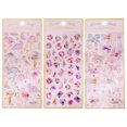 thumbnail image 1 of Journal Sticker Cartoon DIY 3 Sheets 3D Cute Planner Sticker Scrapbook Sticker, 1 of 10