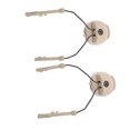 thumbnail image 5 of Adaptador De Casco para Auriculares - Adaptador De Riel De Casco Y Casco, Soporte De Auriculares De Suspensión De Riel De Arco ARC para Peltor Comtac (2 Piezas) (Color : Tan), 5 of 5