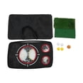 thumbnail image 1 of Red de astillado de entrenamiento de Golf portátil, juego de red de práctica de golpe plegable de doble cara, 1 of 10